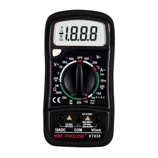 Мультиметр цифровой  KT 838 серия PROLINE (КВТ)