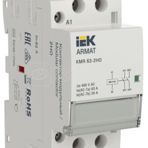 IEK ARMAT Контактор модульный KMR 63А 230В AC 2НО AR-KMR10-063-20-230