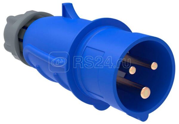 IEK Вилка переносная ССИ-023 32А-6ч/200-250В 2Р+РЕ IP44 MAGNUM
PSN01-032-3