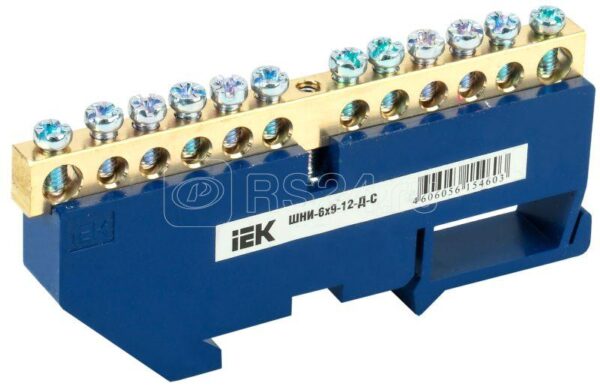 IEK Шина N ноль на DIN-изол ШНИ-6х9-12-Д-С
YNN10-69-12D-K07