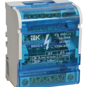 IEK Шины на DIN-рейку в корпусе (кросс-модуль) 3L+PEN 4х7
YND10-4-07-100