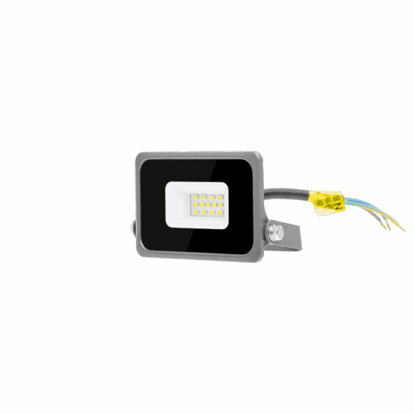 Светодиодный прожектор WOLTA WFL-10W/07 10Вт 6500К IP65 900лм серый