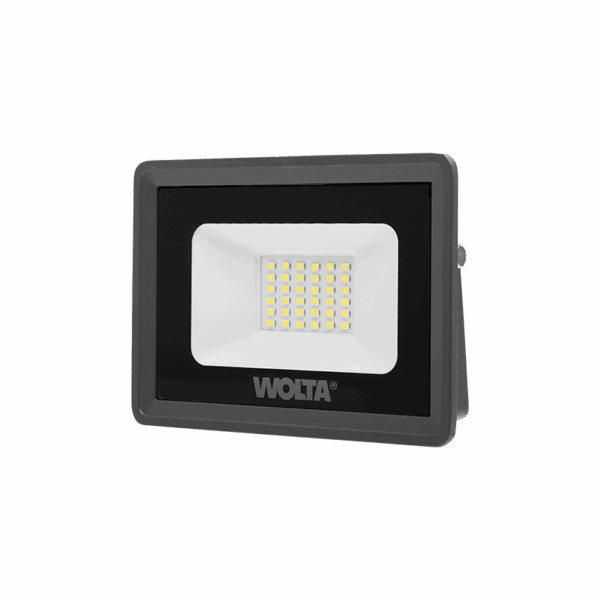 Светодиодный прожектор WOLTA WFL-30W/06 30Вт 5700К IP65 2700лм серый