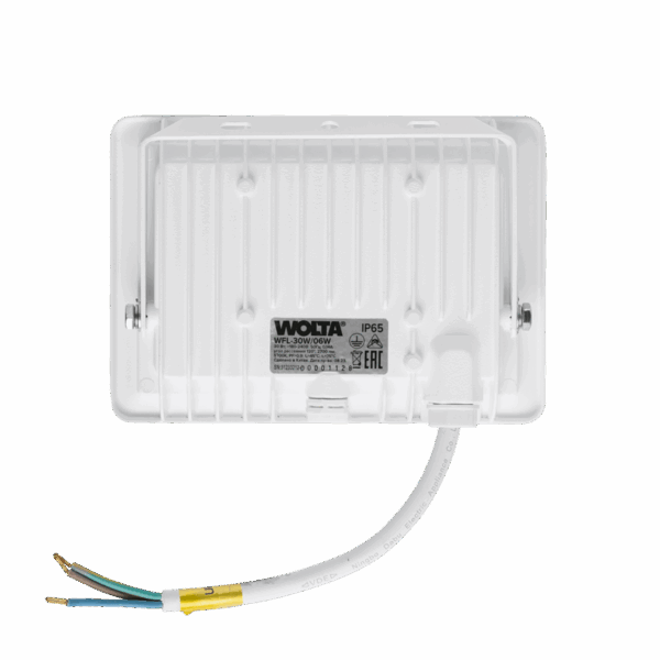 Светодиодный прожектор WOLTA WFL-30W/06W 30Вт 5700К IP65 2700лм белый — изображение 3