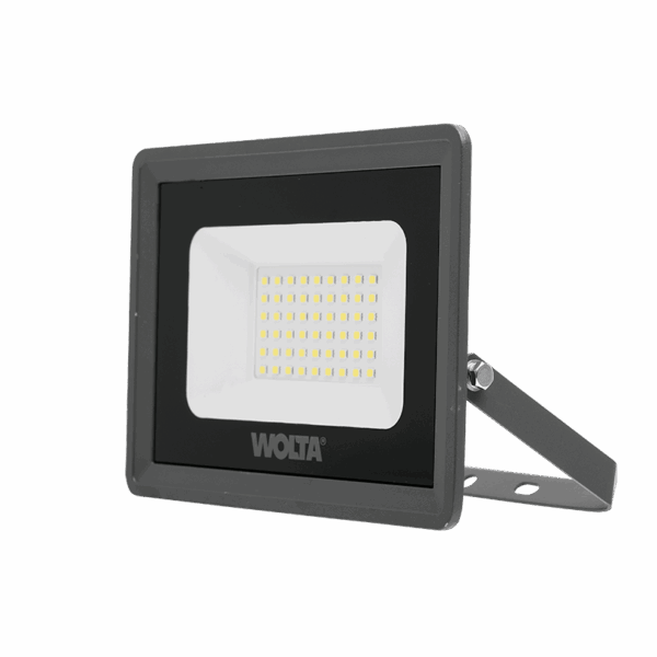 Светодиодный прожектор WOLTA WFL-50W/06 50Вт 5700К IP65 4500лм серый