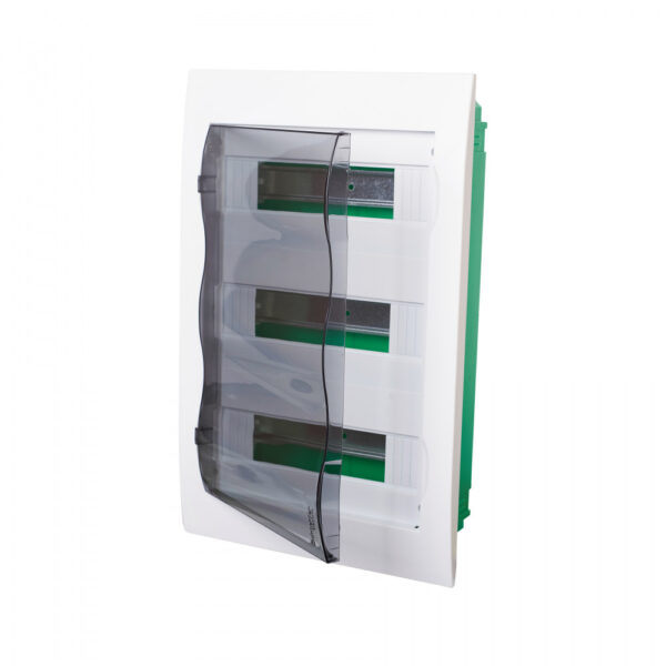 Systeme Electric EASY 9 Корпус встраиваемый с прозрачной дверью 3ряд/36мод, IP40, IK07, 63А, 2 клеммы
SE EZ9E312S2FRU