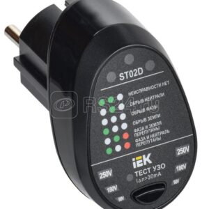 IEK ARMA2L 5 Тестер розеток ST02D A2L5-ST14-02