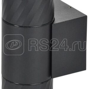 Светильник уличный 5108 настенный 2хGU10 IP65 черный IEK LT-UBU0-5108-GU10-2-K02