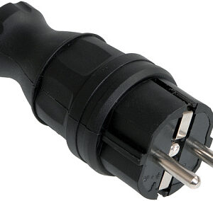 IEK OMEGA ВБп3-1-0м Вилка прямая IP44 PKR01-016-2-K02