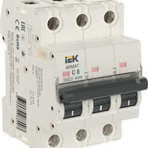 IEK ARMAT Автоматический выключатель M06N 3P C 6А
AR-M06N-3-C006