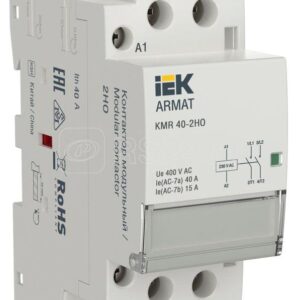 IEK ARMAT Контактор модульный KMR 40А 230В AC 2НО
AR-KMR10-040-20-230