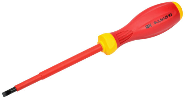 IEK ARMA2L 3 Отвертка диэлектрическая SL5,5х125 K3 A2L3-SC30-K3-SL-55-125
