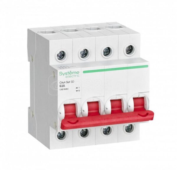 C9S16463 City9 Set Выключатель нагрузки (ВН) 4P 63А 400В