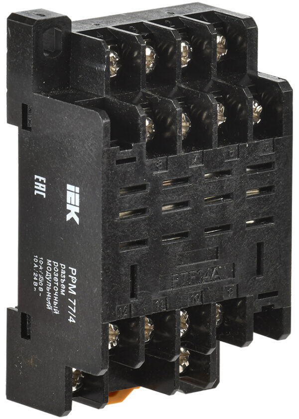 IEK ONI Разъем РРМ77/4(PTF14A) для РЭК77/4(LY4) модульный RRP10D-RRM-4