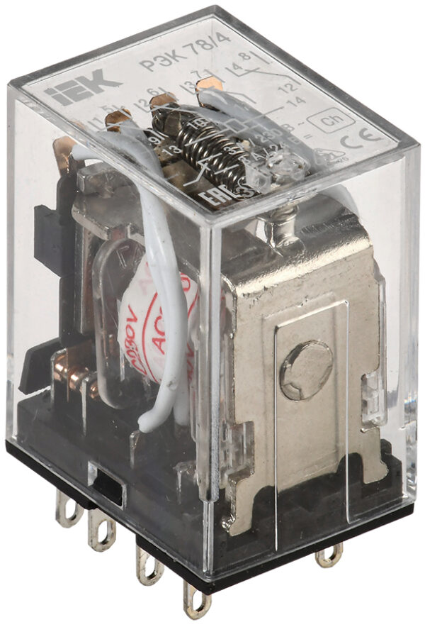 IEK ONI Реле РЭК78/4(MY4)  3А  220В АC RRP20-4-03-220A
