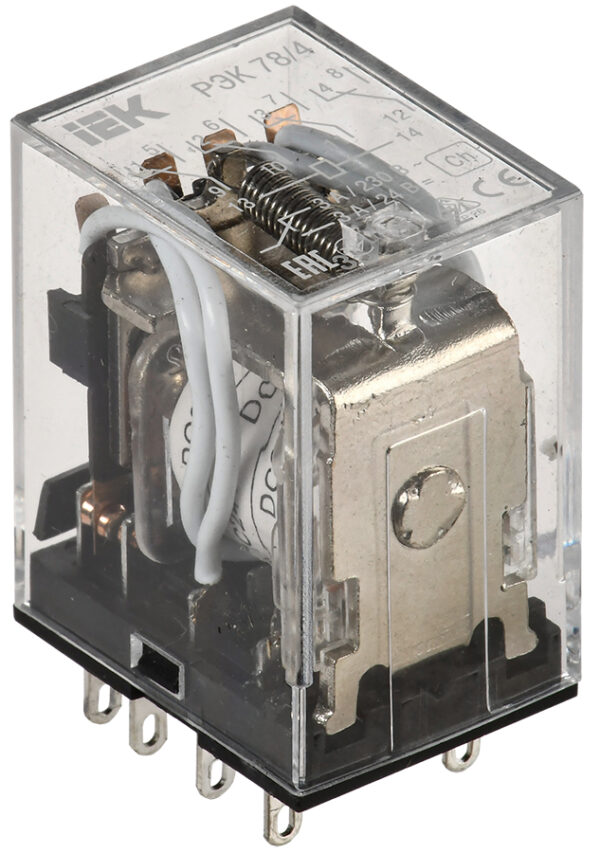IEK ONI Реле РЭК78/4(MY4)  3А  24В DC RRP20-4-03-024D