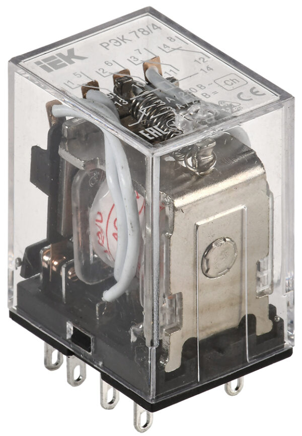 IEK ONI Реле РЭК78/4(MY4)  3А  24В АC RRP20-4-03-024A