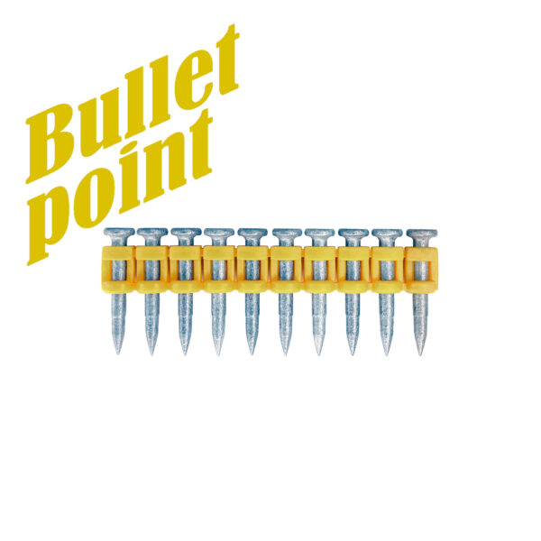 Гвозди по бетону Toua CN MG bullet point 3,05х25 мм (1000 шт)