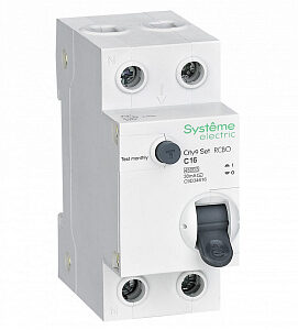 Systeme Electric City9 Set Авт. выкл. диф. тока (АВДТ) 1P+N С 16А 4.5kA 30мА Тип-AС 230В
SE C9D34616