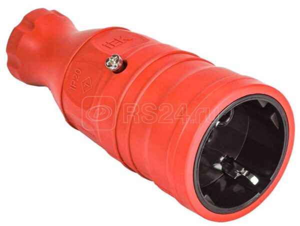 IEK OMEGA Розетка переносная РБп14-1-0м IP20 красная
OM-KR20-16-20-P1-00-K04