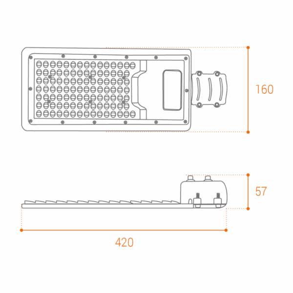 Уличный светильник WOLTA STL-100W/04 100Вт 5700К IP65 11000лм — изображение 3