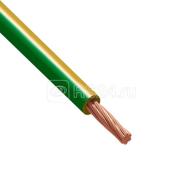 Провод Русский Свет ПуГВнг(А)-LS 1х6 450/750В Ж/З (бухта) (м) 987