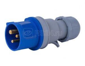 26101dek Вилка перен. 2Р+РЕ 32А 220В ip44 ВП 103