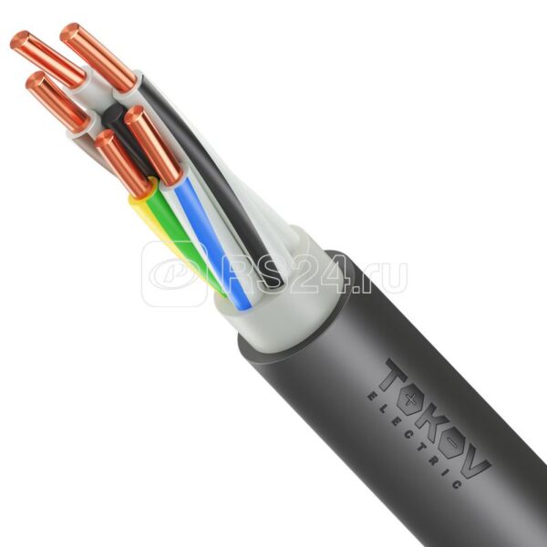 Кабель TOKOV ELECTRIC ВВГнг(А)-LS 5х2.5 ОК (N PE) 0.66кВ (м) УТ000028408