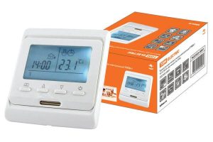 Термостат для теплых полов электронный ТТПЭ 1 16А 250В с датчиком 3м tdm