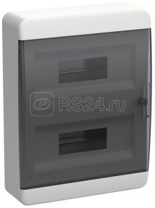 Iek tekfor Корпус пласт. ЩРН П 24 ip41 черн. прозр. дверь tf5 kp12 n 24 41 k01 k03