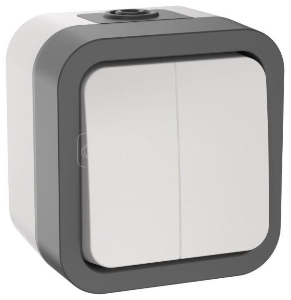 Iek tors Выключатель двухклавишный 10А ip55 ts205 белый ts v20 0 10 55 k41