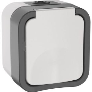 Iek tors Розетка 1 я с з/к кр. 16А ip55 ts220 белый ts r16 16 55 k41