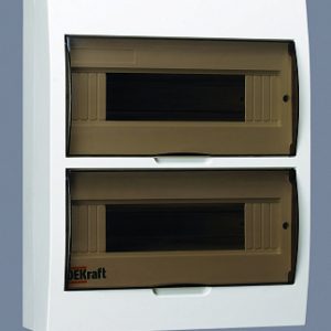 Dekraft Корпус пластиковый навесной 24 мод. ip41 ЩРН П 24 31013dek