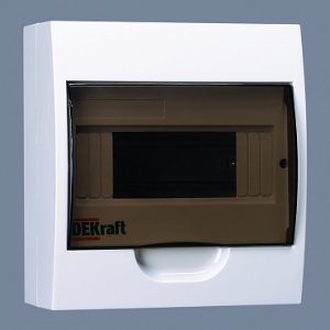 Dekraft Корпус пластиковый навесной 8 мод. ip41 ЩРН П 8 31010dek
