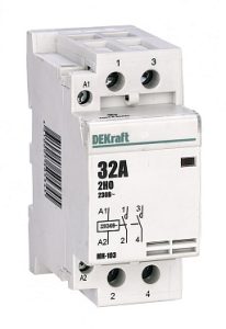 Dekraft Модульный контактор 2НО 63А 230В МК 103 18085dek