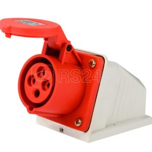 26193dek Розетка стац. 3Р+РЕ 32А 380В ip44 РС 103