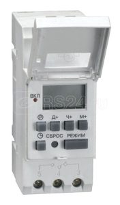 Таймер ТЭ15 цифровой 16А 230В на din рейку iek mta10 16