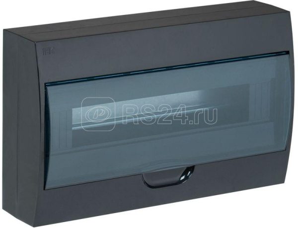 Iek krepta 3 Корпус пластиковый ЩРН П 18 ip41 черный откр.монтаж mkp12 n 18 41 k02