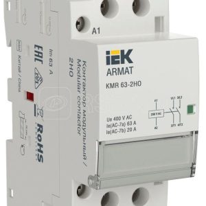 Iek armat Контактор модульный kmr 63А 230В ac 2НО ar kmr10 063 20 230