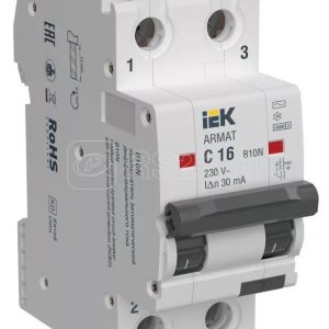 Armat АВДТ b10n 2p c16 30мА тип ac iek ar b10n 2 c016c030