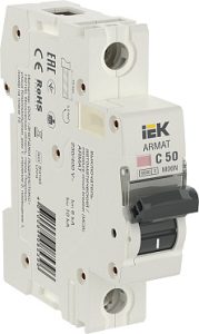 Iek armat Автоматический выключатель m06n 1p c 50А ar m06n 1 c050