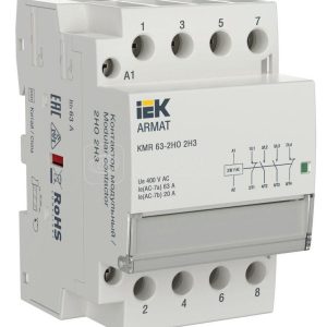 Iek armat Контактор модульный kmr 63А 230В ac 2НО 2НЗ ar kmr10 063 22 230