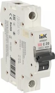 Iek armat Автоматический выключатель m06n 1p c 20А ar m06n 1 c020