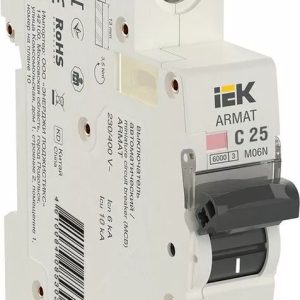 Iek armat Автоматический выключатель m06n 1p c 25А ar m06n 1 c025