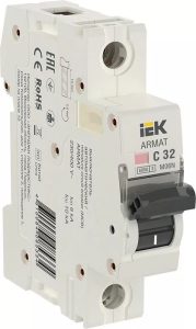 Iek armat Автоматический выключатель m06n 1p c 32А ar m06n 1 c032