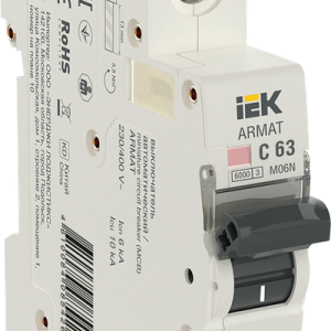 Iek armat Автоматический выключатель m06n 1p c 63А ar m06n 1 c063