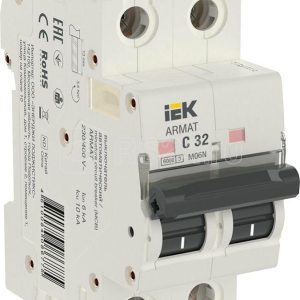 Iek armat Автоматический выключатель m06n 2p c 32А ar m06n 2 c032