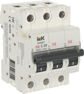 Iek armat Автоматический выключатель m06n 3p c 20А ar m06n 3 c020