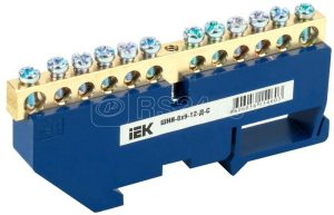 Iek Шина n ноль на din изол ШНИ 6х9 12 Д С ynn10 69 12d k07