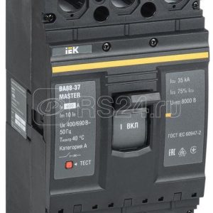 Iek karat master Автоматический выключатель ВА88 37 3Р 400А 35кА sva40 3 0400 02